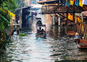 Floating Market in Thailand