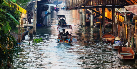 Floating Market in Thailand
